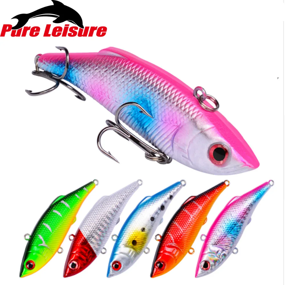 PureLeisure 5Pc Fishing Lures Ocean Rock Fishing Lures Hard Bait Tackle