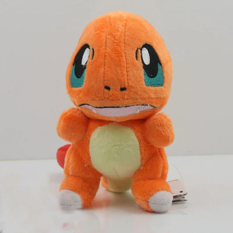 

17cm Japanese Cartoon Charmander Plush Doll Toy Red Dragon Plush Toys Stuffed Dolls For Xmas Gifts Free Shipping