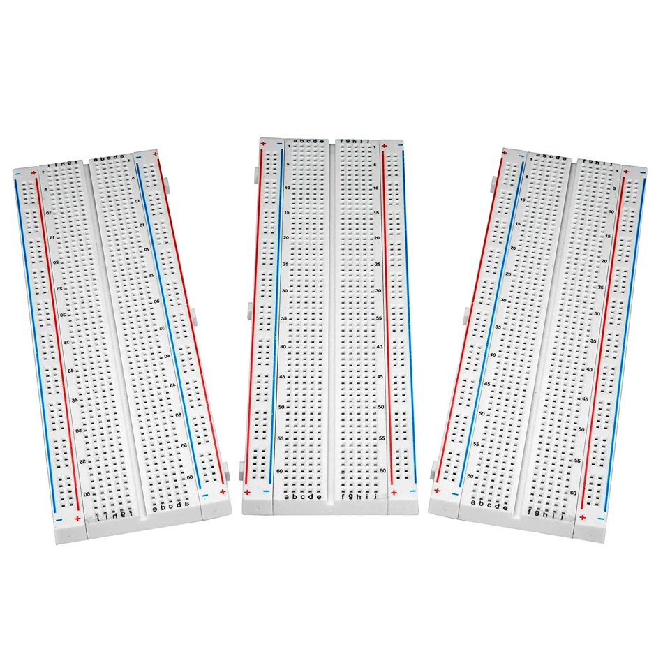 Макетная плата 830 Tie Point Solderless прототип печатной платы 830 Pin PCB хлебная плата MB-102 MB102 тестирование Разработка DIY для Arduino RPI