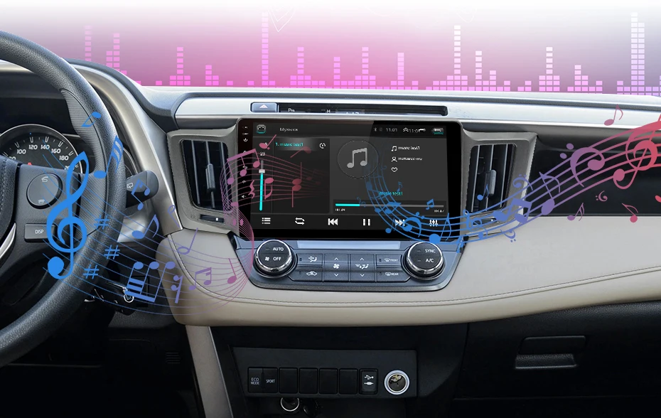Perfect Junsun V1 2G+32G Android 8.1 4G Car Radio Multimedia Video Audio Player WiFi Navigation GPS For Toyota RAV4 4 2013-2018 2 Din 28