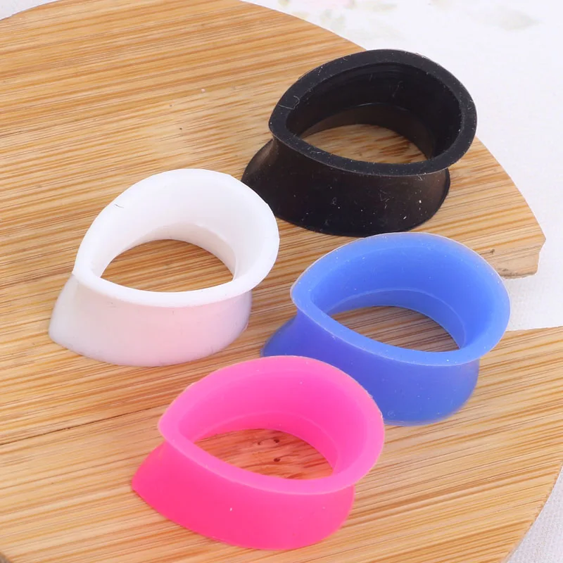 fashion Silicone Drop Shape flesh tunnels ear plugs big gauge piercing ear expanders 4mm 22mm