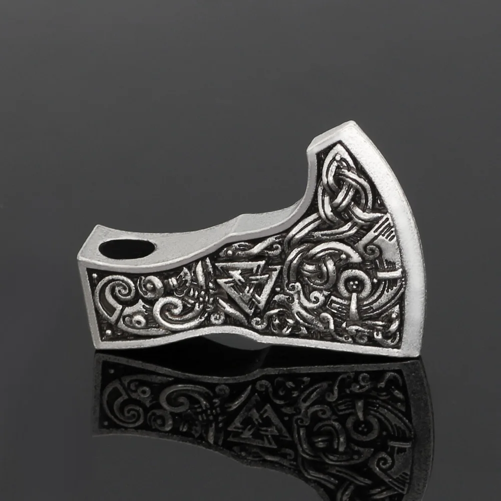 Мужское ожерелье с подвеской norse viking axe символ Одина Ворон Дракон амулет|Ожерелья