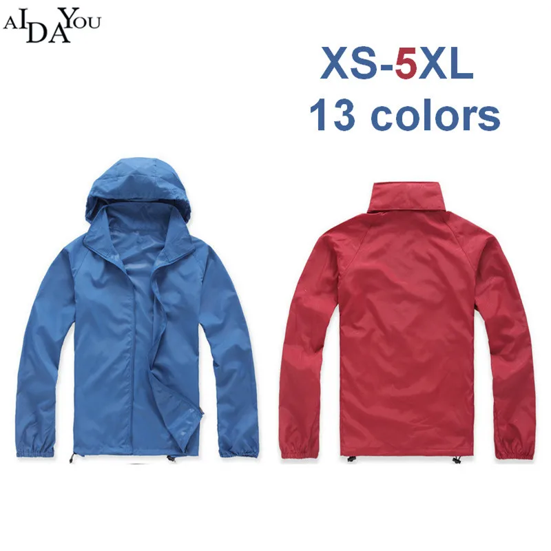 

Mountain Jacket women and men Waterproof jackets snow sun proof Gear coat plus size 5xl solid zipper fitness outerwear ouc1574