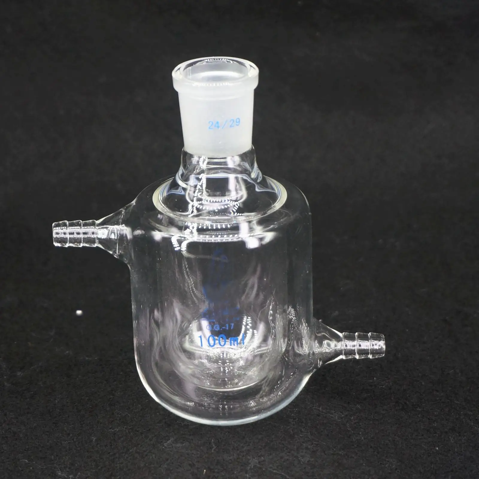 100ml Laboratory Jacketed Glass Double Layer Flask Reactor bottle lab