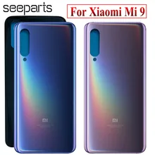 Nowy dla Xiaomi mi 9 tylna pokrywa baterii obudowa tylna obudowa szklany Panel Mi9 SE części zamienne do xiaomi mi 9 pokrywa baterii