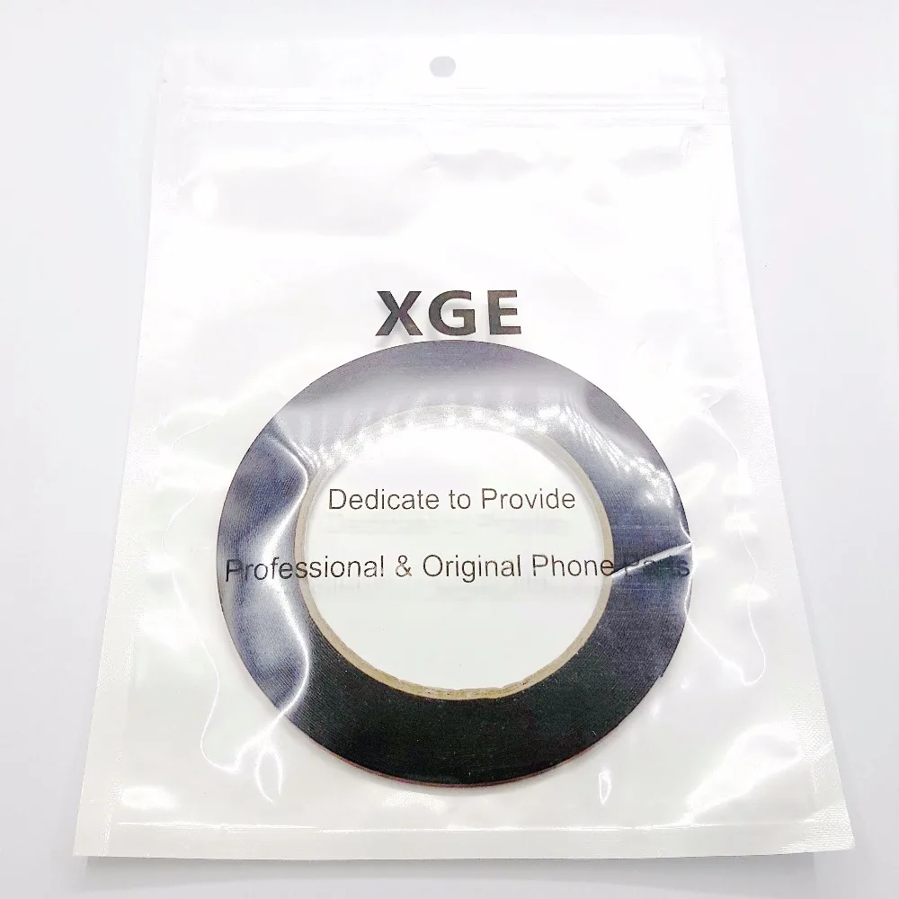 Xge 1 рулон 10 мм Черный Двухсторонняя клейкая Стикеры Клейкие ленты для Ipad Air 4 3 2 iPhone 6S 6 7 5S 5 4 телефона Экран ЖК-дисплей Ремонт Fix