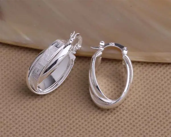 AE078 цветные серьги из стерлингового серебра серебряный цвет модные ювелирные
