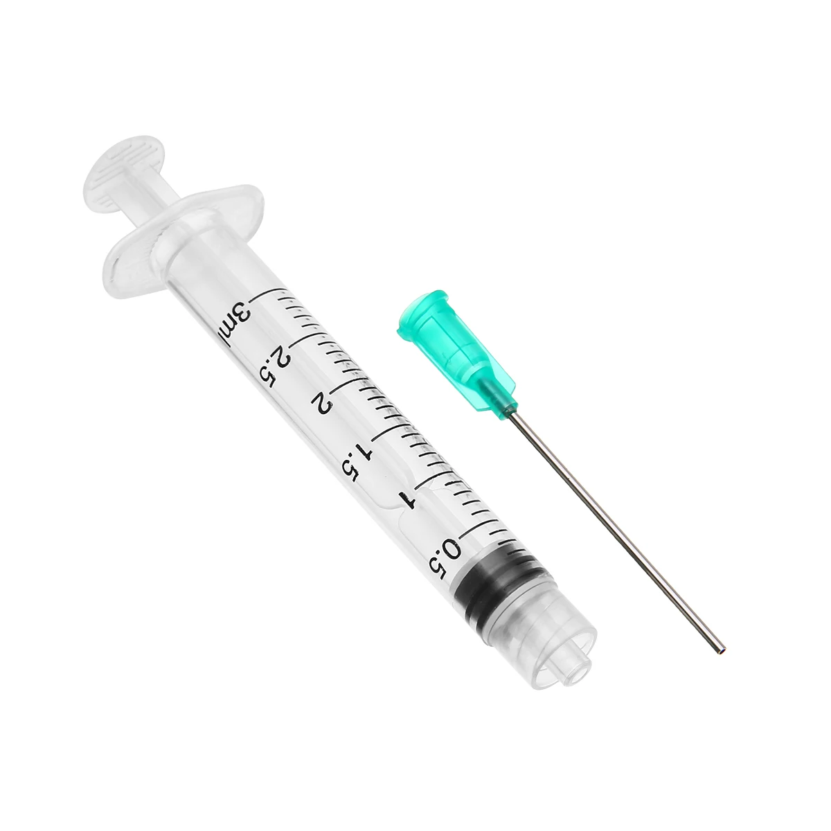 5 Pack/set 3ml Dispensing Syringe with 18 ga 1.5" Blunt Tip Needle For Mixing Liquid for Industrial DIY Supplies Mayitr