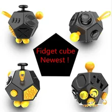 2017 Hot Squeeze Fun Stress Reliever Gifts Fidget Cube 2 Relieve Anxiety and Stress Juguet For