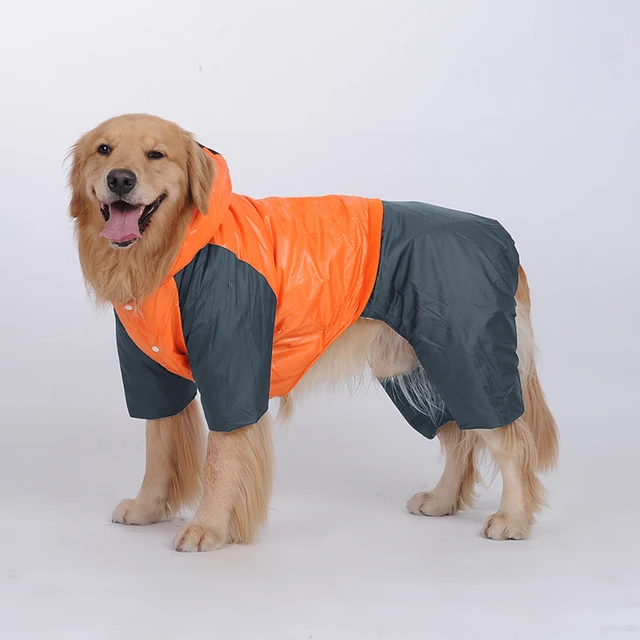 Large Dog Clothes Winter Big Dog Clothing Outfits Jumpsuit Samoyed