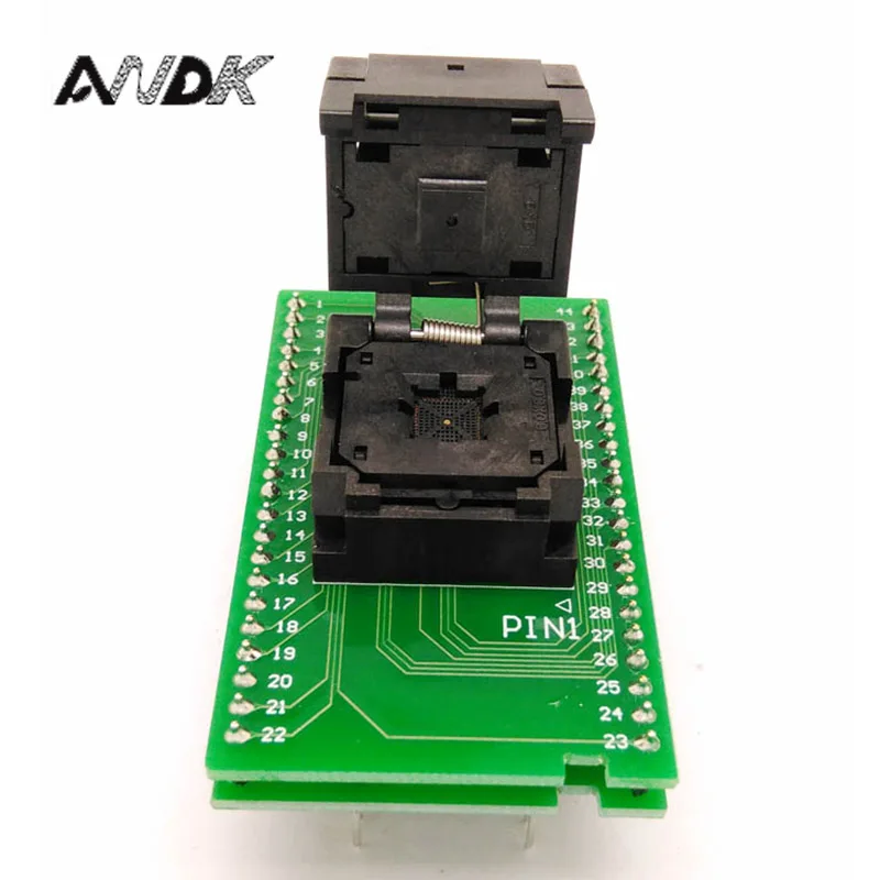 QFN 44 MLF44 WLCSP44 to DIP44 Programming Socket IC550 0444 010 G Pitch
