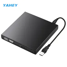 USB DVD Drive External Optical Drives DVD ROM Player CD-RW Burner Writer Recorder Portatil for Laptop Computer pc Windows 7/8