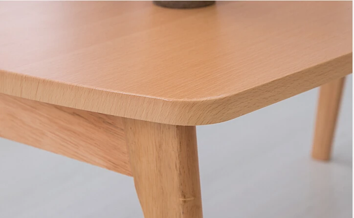 Legs Foldable Coffee Table For Living Room Furniture 2 Colors Rectangle Small Wood Side Center Sofa Wooden Folding Table Design