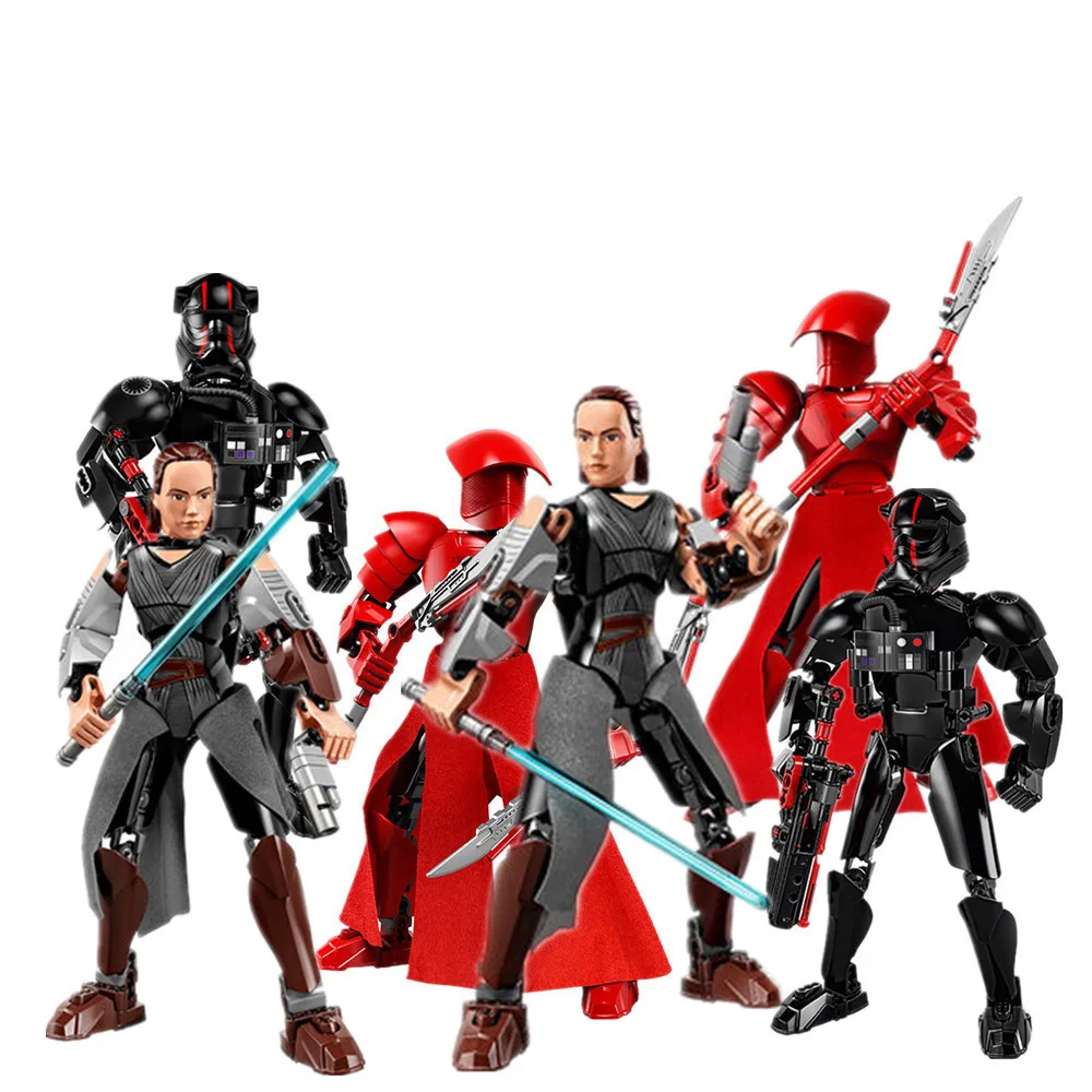 

Star Wars 7 Kylo Ren Darth Vader with Lightsaber Storm Trooper Building Blocks Figure Toys For Children Compatible Decool XD220