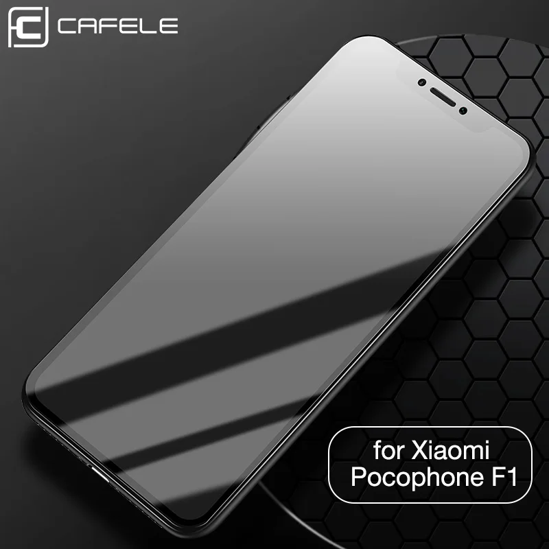 Закаленное стекло Cafele для Xiaomi Pocophone F1, прозрачная защита экрана 9H HD для Xiaomi Pocophone F1, Защитное стекло для экрана