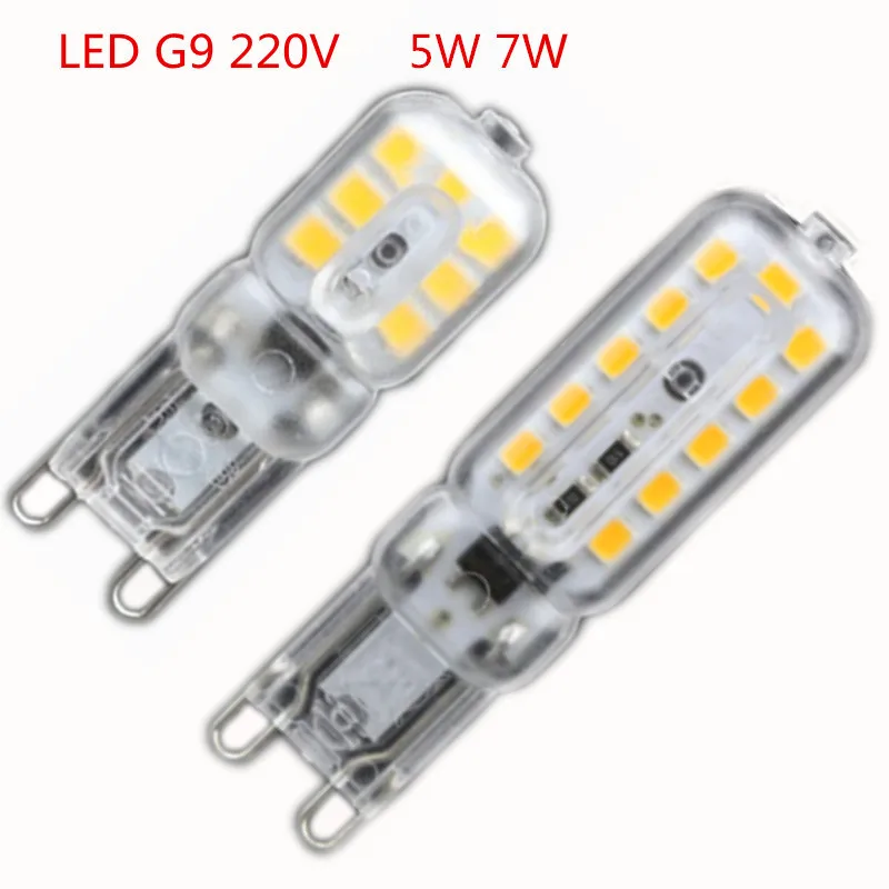 

10X G9 LED 14LED 22LED 32LED AC 220V 230V 240V G9 lamp Led bulb SMD 2835 LED g9 light Replace 30/40W halogen lamp light