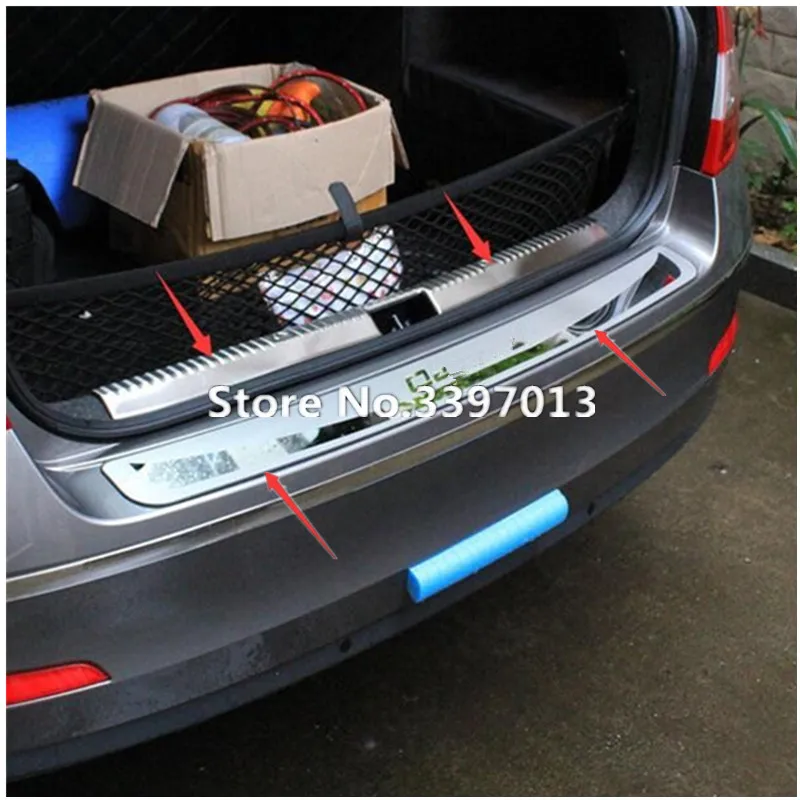 

Protective Pad On The Rear Trunk Trim Lid Threshold Rear Door Sill Car Styling For Skoda Octavia 2015 2PCS