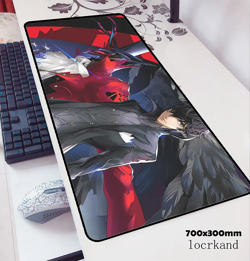 Коврик для мыши persona 5 70x30 см игровой коврик Аниме милый офисный блокнот