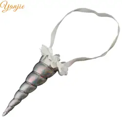Vibrant Rainbow Metallic Cosplay Headband - Festival & Birthday Party Hair Accessory (Silver iridescent)