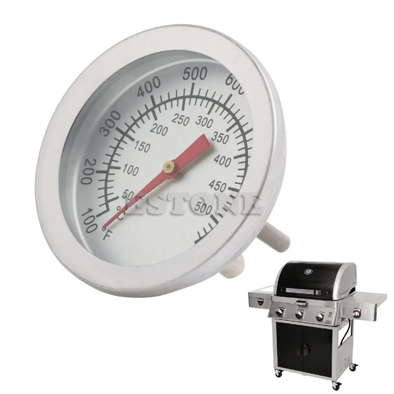 

50-500 centigrade Stainless Steel BBQ Barbecue Smoker Grill Thermometer Temperature Gauge