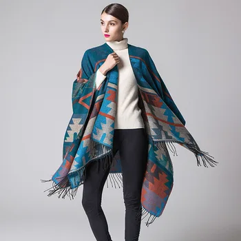 

lengthening and thickening imitation cashmere European explosion national wind travel split Cape Cloak