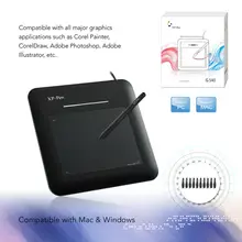 XP-Ручка G540 5.5×4 дюймов Графический Рисунок Таблетка/Планшет для ОГУ с Батареей бесплатный stylus Геймплей