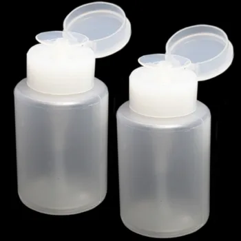 

2 PCS NAIL ART PUMP DISPENSER FOR ACETONE Cleaner Polish REMOVER TOOLS