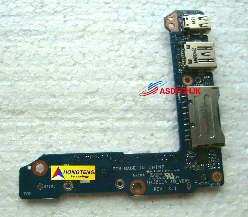 Оригинал для ASUS UX301 UX301L UX301LA DUAL SSD I/O устройство чтения USB SD плата порта отображения
