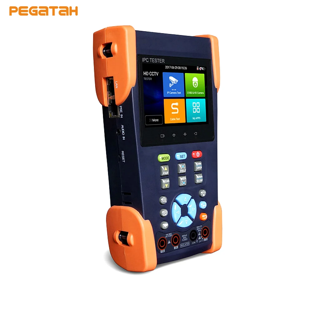 

2018 Latest H.265 4K IP Tester 5MP AHD Analog CVBS CCTV tester Monitor with Rapid ONVIF WIFI PoE Digital Multimeter test