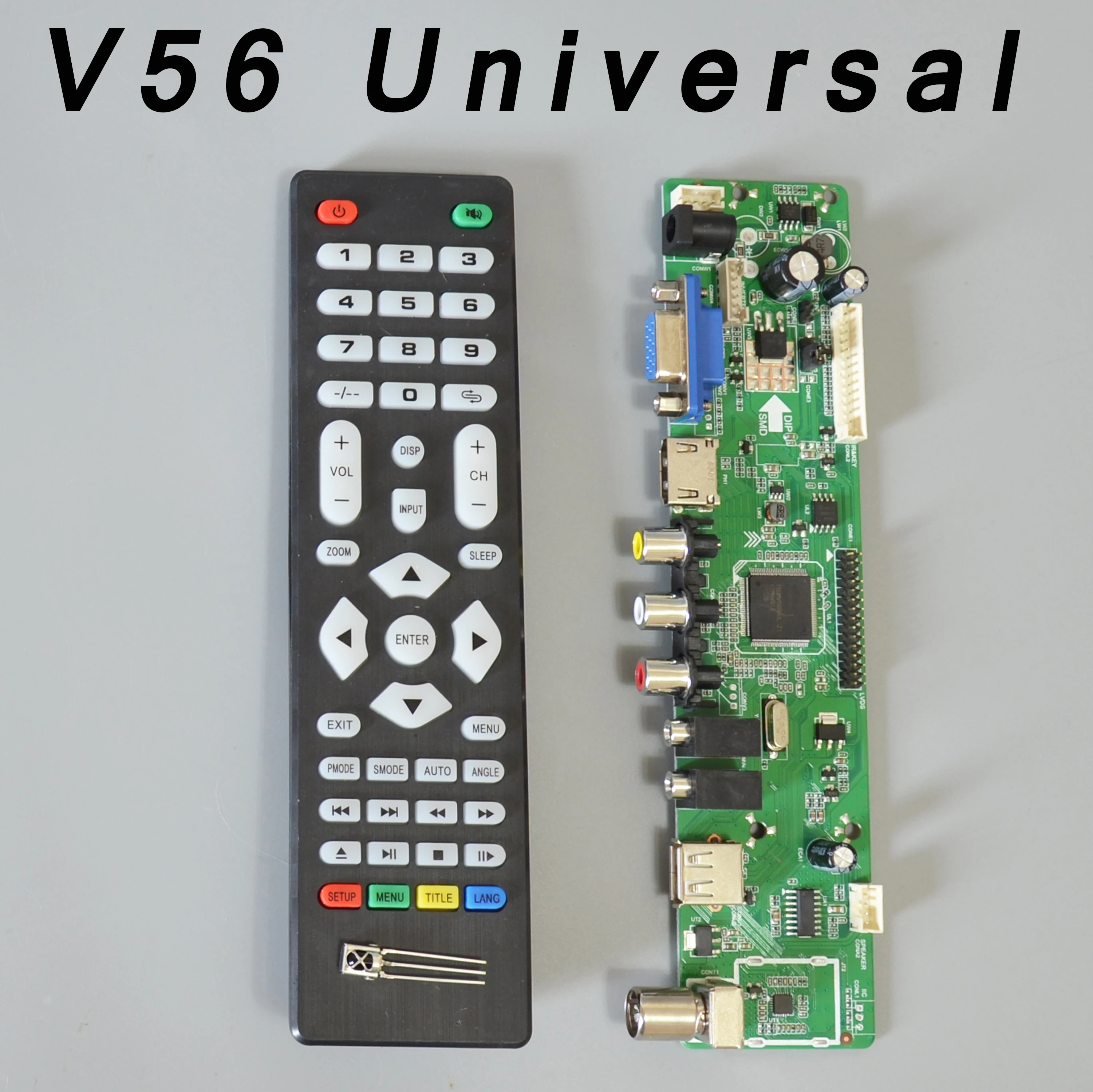 

T.V53.03 Universal LCD TV Controller Driver Board PC/VGA/HDMI/USB Interface