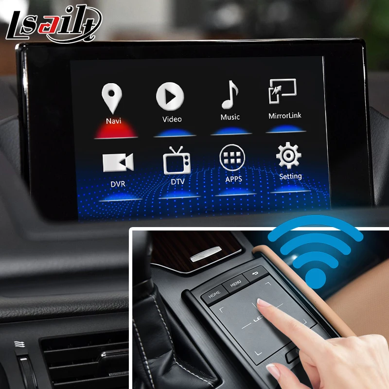 Android 7,1 автомобильный аудио видео интерфейс коробка для нового Lexus NX200 NX300 с gps навигацией, Iphone/Android carplay по Lsailt