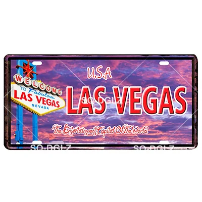 United States Vintage License Plate