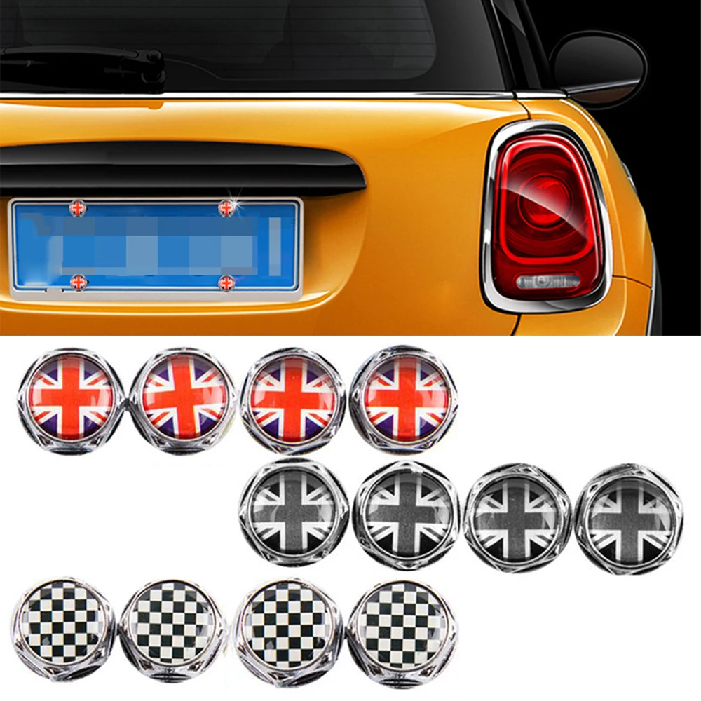 4 Pcs Set Mobil Plat Baut Tetap Screw Caps Emblem Decal Untuk BMW 4 Pcs Set Mobil Plat Baut Tetap Screw Caps Emblem Decal Untuk BMW