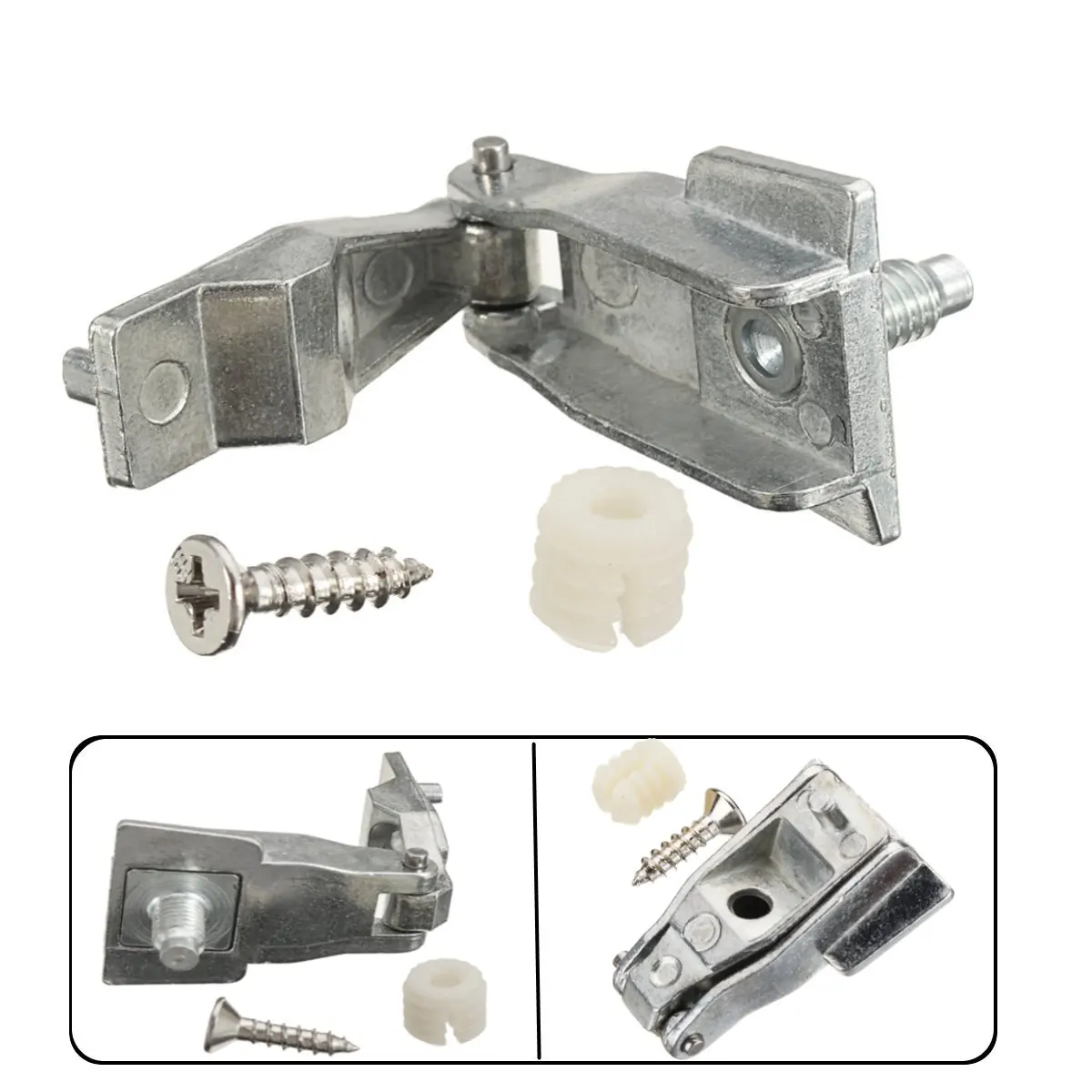 

Car Chrome Metal Outer Door Handle Hinge Repair Kit OS / NS For FIAT 500 51964555