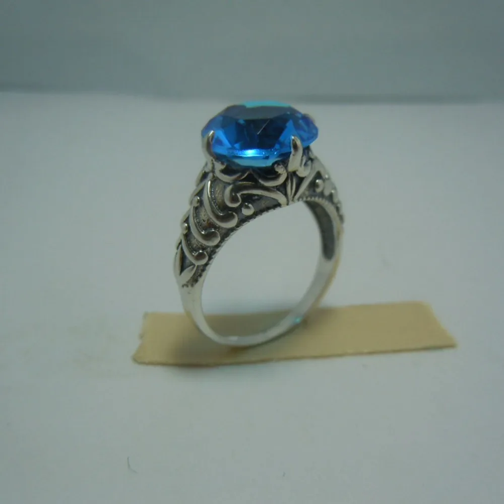 

Free shipping DIY customizable nostalgic era Classic old female ring