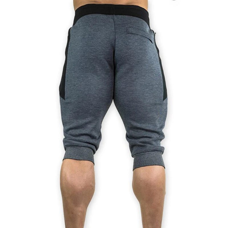 white joggers Autumn Brand Gyms Calf Length Pants Men Joggers Casual Sweatpants Trousers Sporting Clothing high quality Bodybuilding Pants fruit of the loom sweatpants