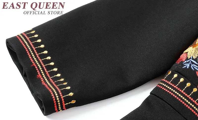 Мексиканское платье с вышивкой женское черное мексиканское платье хиппи бохо шикарные платья Женская туника бохо стиль платья NN0211 YW