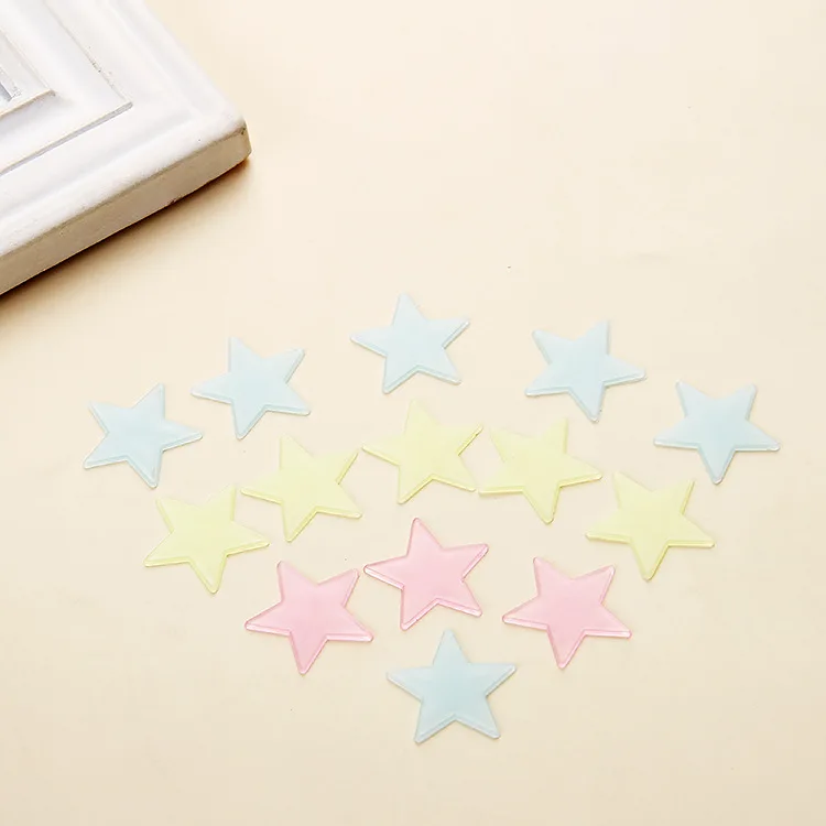 Luminous glow in the dark switch wall sticker kids room fluorescent decal YEHN