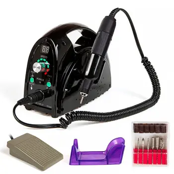 

35000RPM High power Salon Electric Nail File Drill Glazing Manicure Pedicure Machine Accessory Pedicure Nail art tools Kit Set
