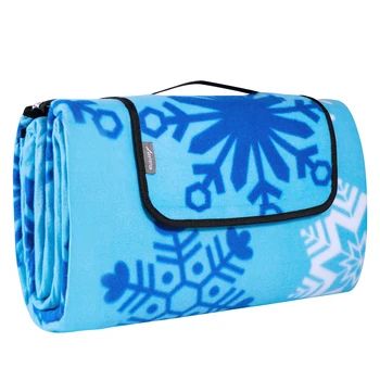 

1PC Picnic Blanket 2Mx2M Handy Foldable Camping Tote Cushion Mat For Beach Picnic Hiking Camping Mat