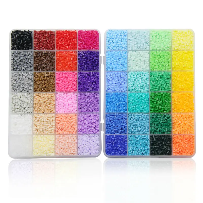 48 Color Box Set Artkal Mini Fuse Beads Plastic EVA Perler Beads Diy