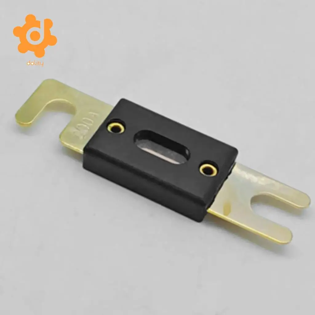 dolity 0 4 8 Gauge Inline ANL Fuseholder Fuse Holder Box with 50A 80A 100A 120A 150A 200A 250A 300A ANL Fuse