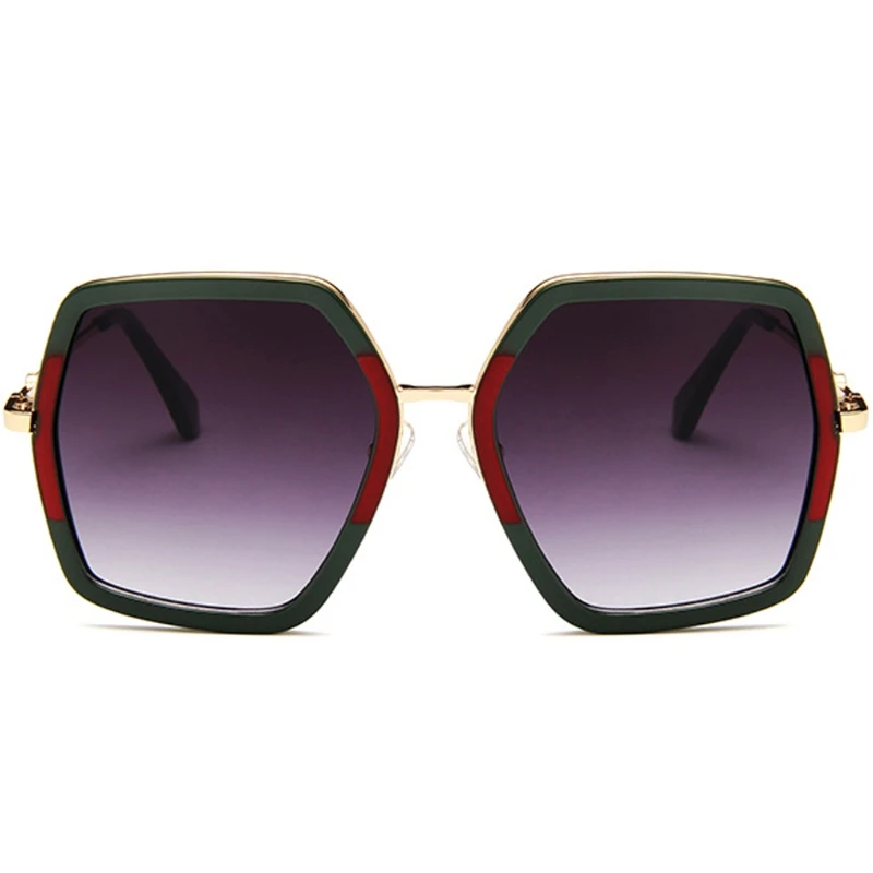 

Free delivery New Colorful Polygon Large Frame Sunglasses Protection Goggles Outdoor Glasses