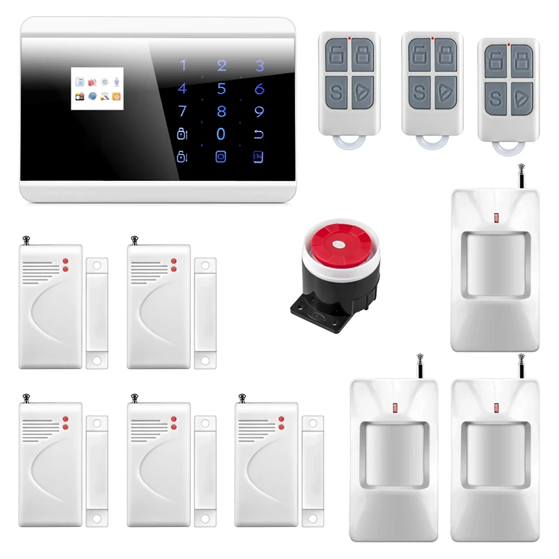 Wireless & Wired GSM PSTN Home Security Burglar Smart Door