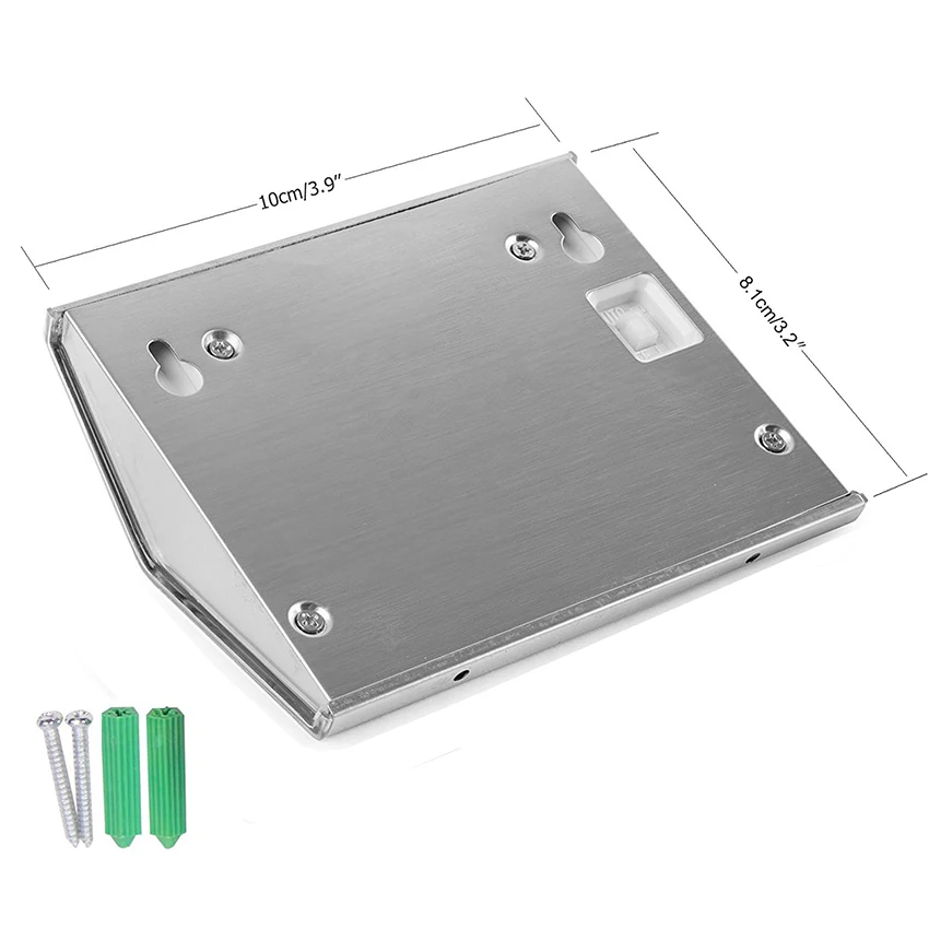 Solares ao ar Livre à Prova Caminho do Jardim Lâmpada de Parede Luz da Escada Lote Inoxidável Led Luzes Dwaterproof Água Escadas Lâmpada 2 Solar 6 Pçs - Aço 6 solares ao ar livre à prova dwaterproof