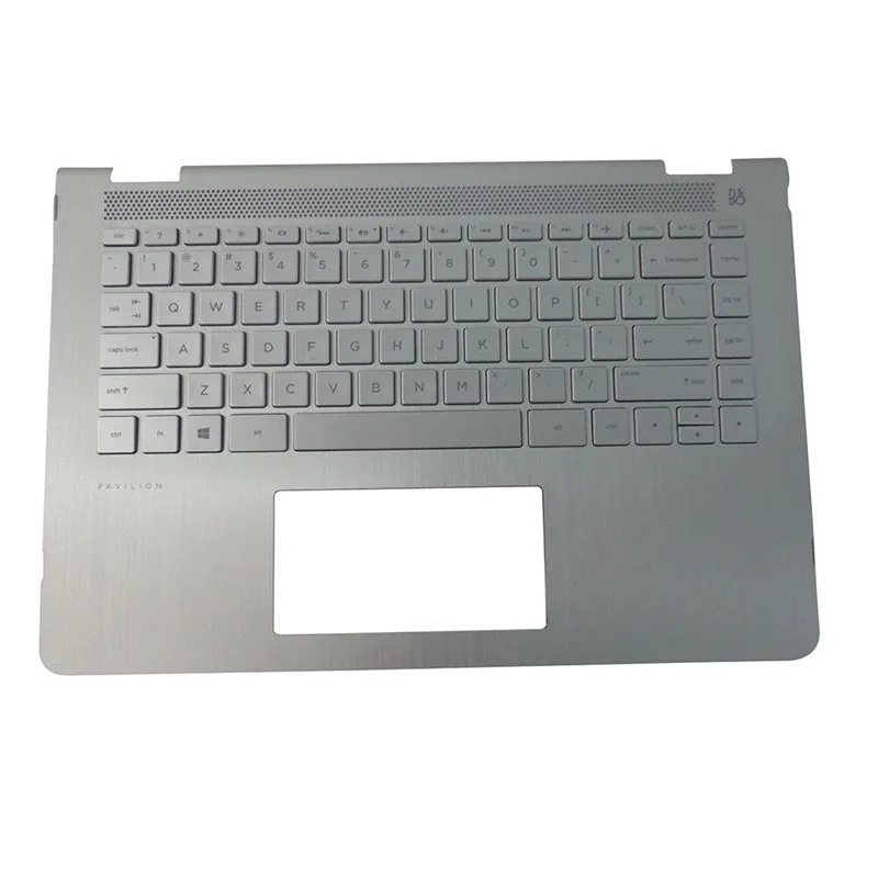 

95% NEW For HP X360 14M 14-BA048TX 14-BA 100TX Keyboard Cover Laptop Palmrest 924117-001