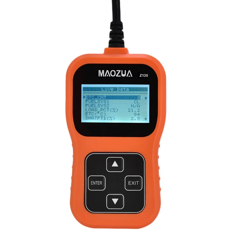 Универсальный диагностический прибор Z130 OBD D2 для считывания кодов автомобилей