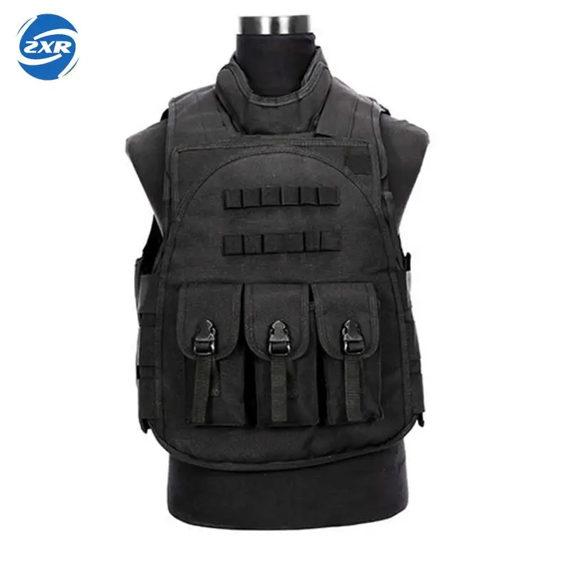 

Hot Sales Outdoor Adjustable Hunting Vest Stylish Male Tactical Camouflage Vest Field Nylon Wargame Cs Field Wearable Vest