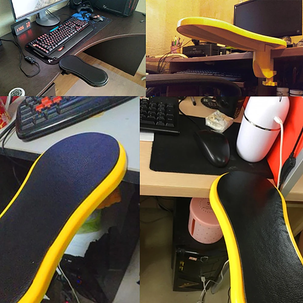 

Mouse Pad Mat Chair Arm Elbow Rest Computer Support Wrist Desk Office