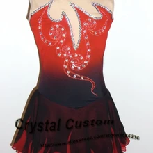 Обувь для девочек фигурное катание платье бренд Vogue соревнования по фигурному катанию платье Дети dr3242